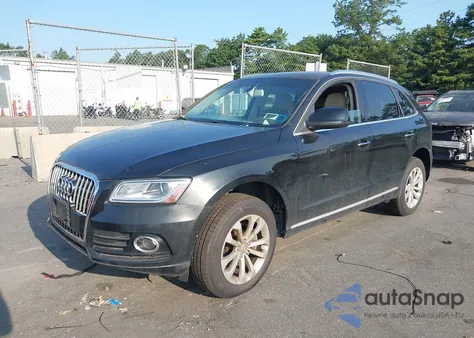 2015 Audi Q5 2.0T Premium из США, поврежденный, VIN WA1CFAFP1FA004996